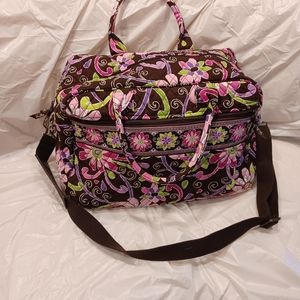 Vera Bradley Like New Weekender Shoulder Bag